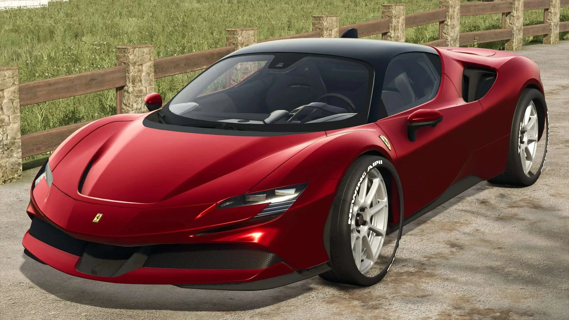 FS25 2020 Ferrari SF90 Stradale v1.0 Cars Mod FS25 Mod Free Download