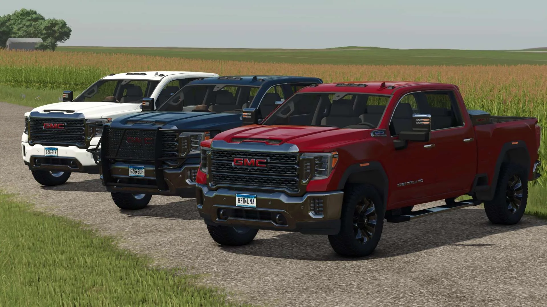 FS25 2020 GMC Sierra Denali 2500 v1.0 Cars Mod FS25 Mod Free Download