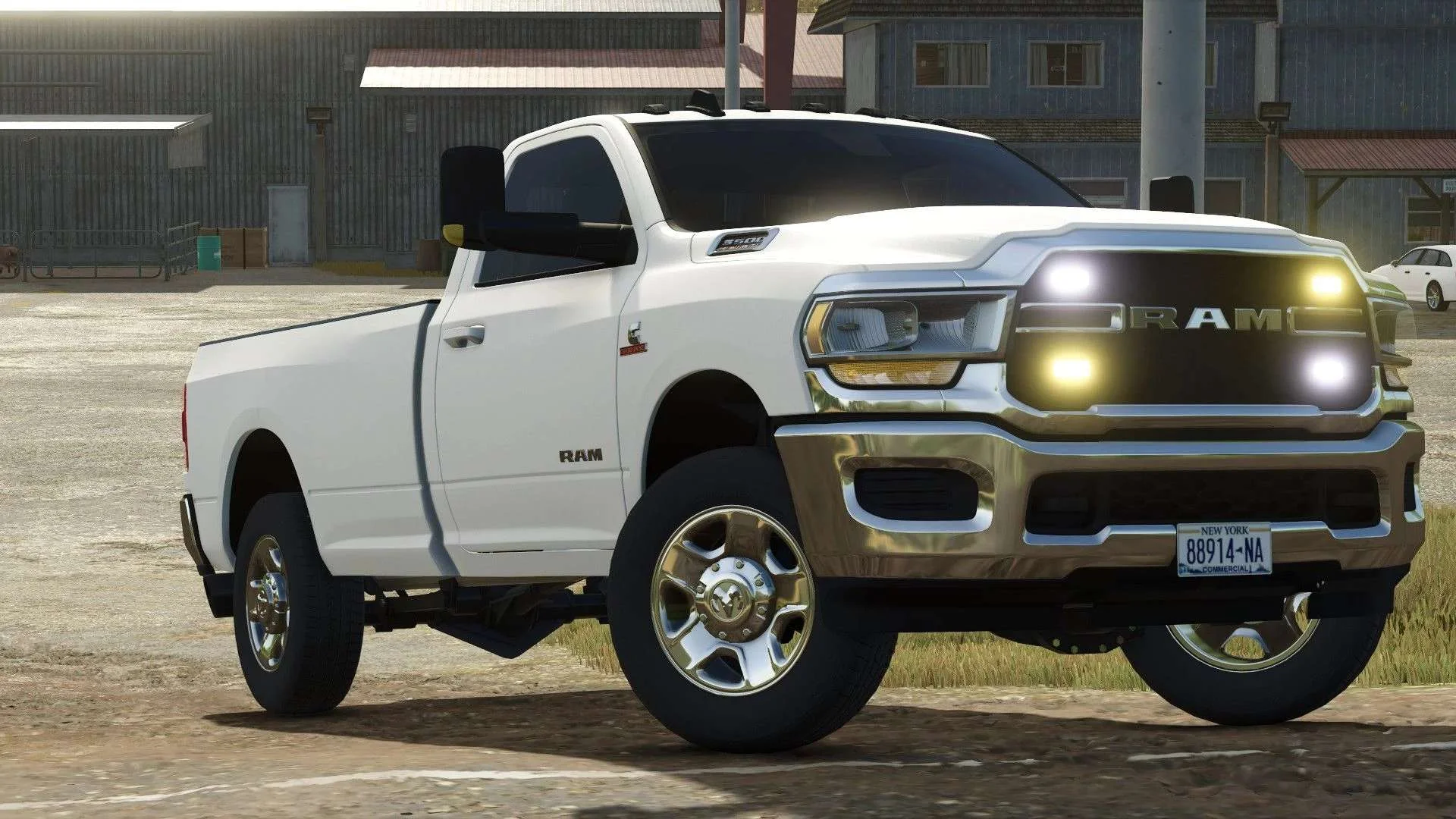 FS25 2020 Ram 3500 Single Cab v1.0 Cars Mod FS25 Mod Free Download