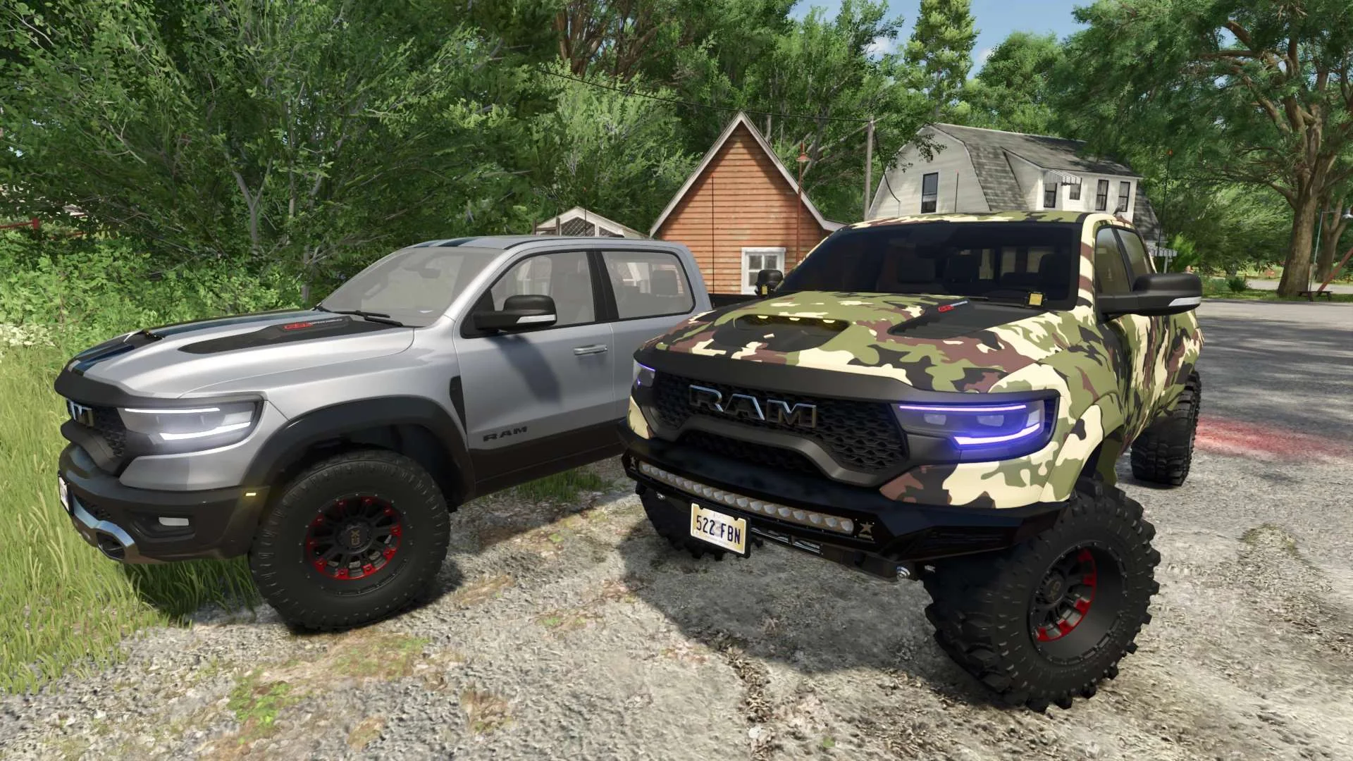 FS25 2021 Ram TRX v1.1 Cars Mod FS25 Mod Free Download