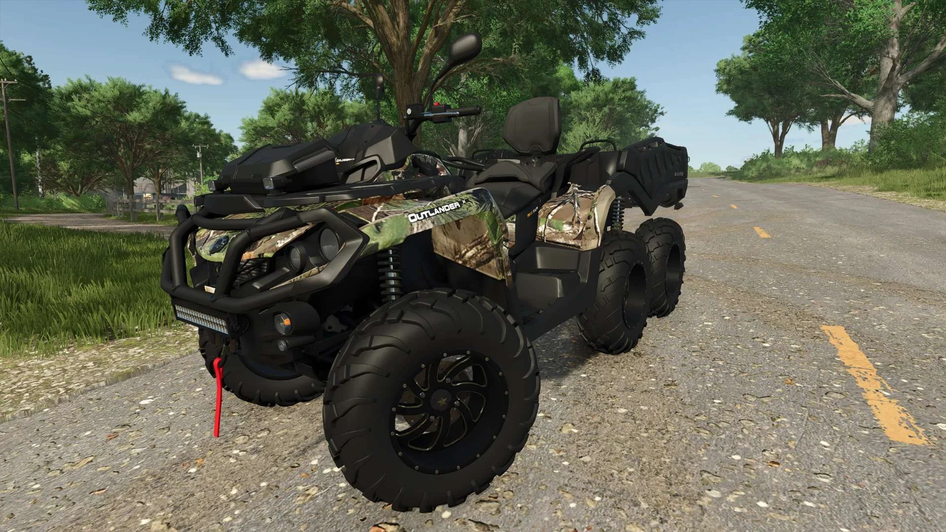 FS25 2022 Can-Am Outlander Max 6×6 XU Plus 1000T v1.1 Cars Mod FS25 Mod Free Download