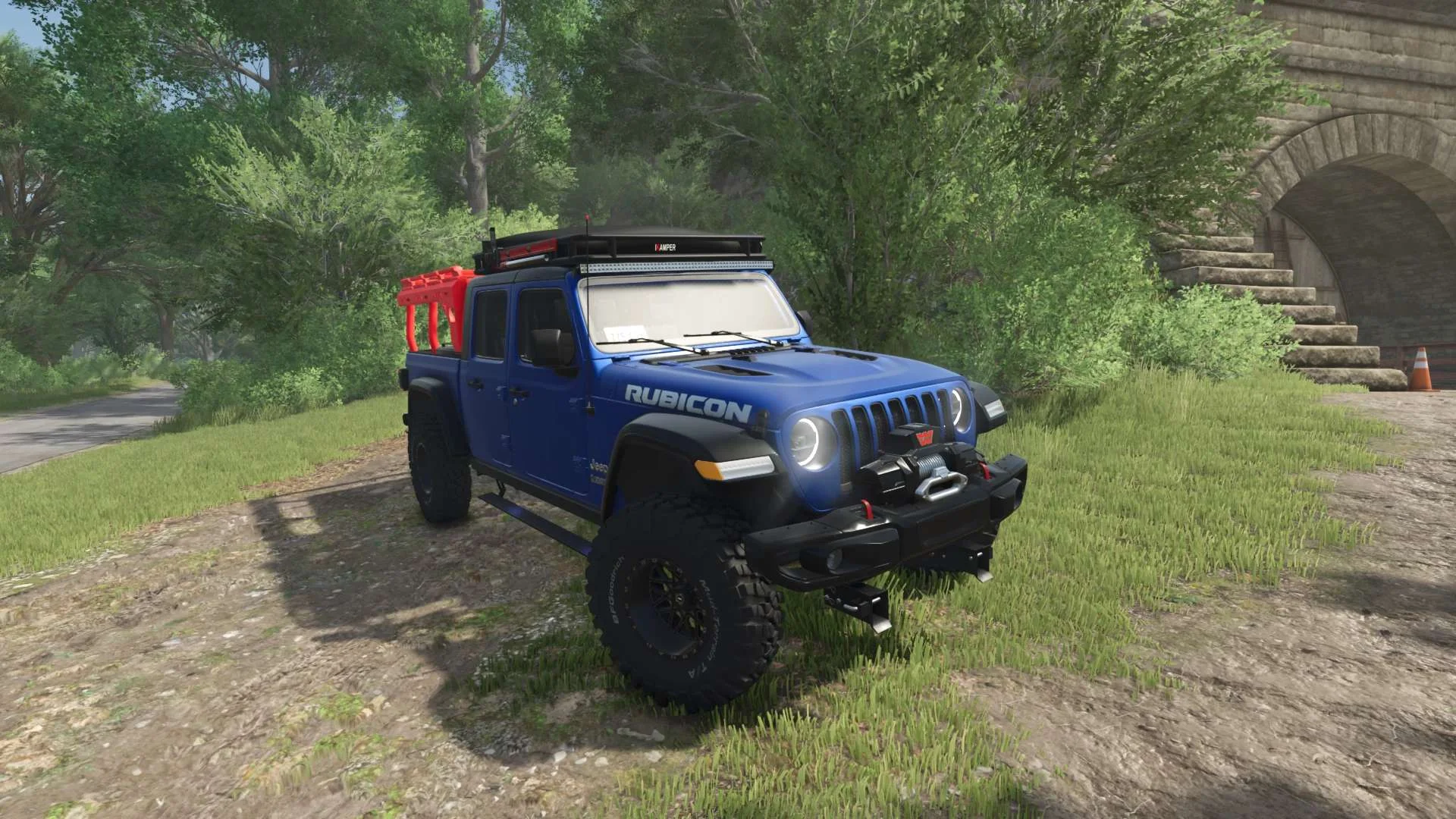 FS25 2022 Jeep Gladiator Rubicon v1.0 Cars Mod FS25 Mod Free Download