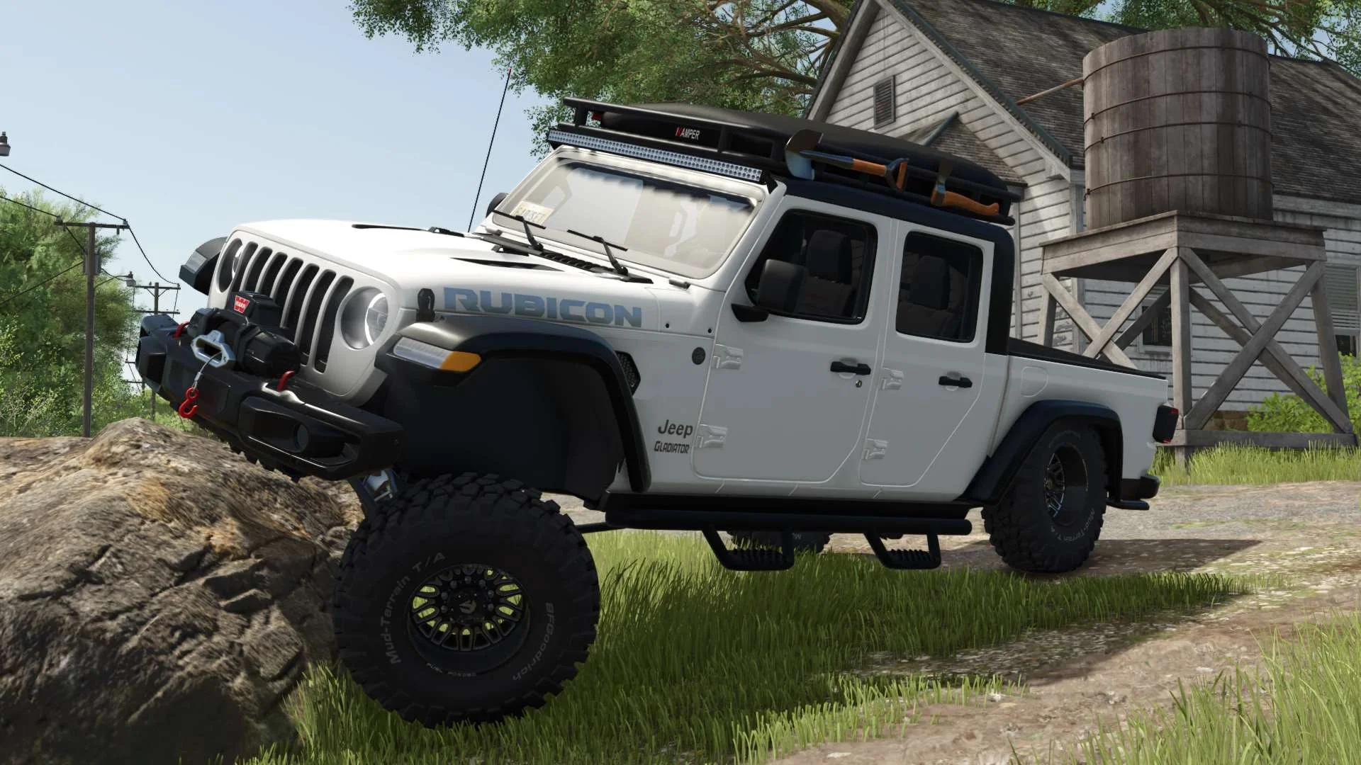 FS25 2022 Jeep Gladiator Rubicon v1.2.0.1 Cars Mod FS25 Mod Free Download