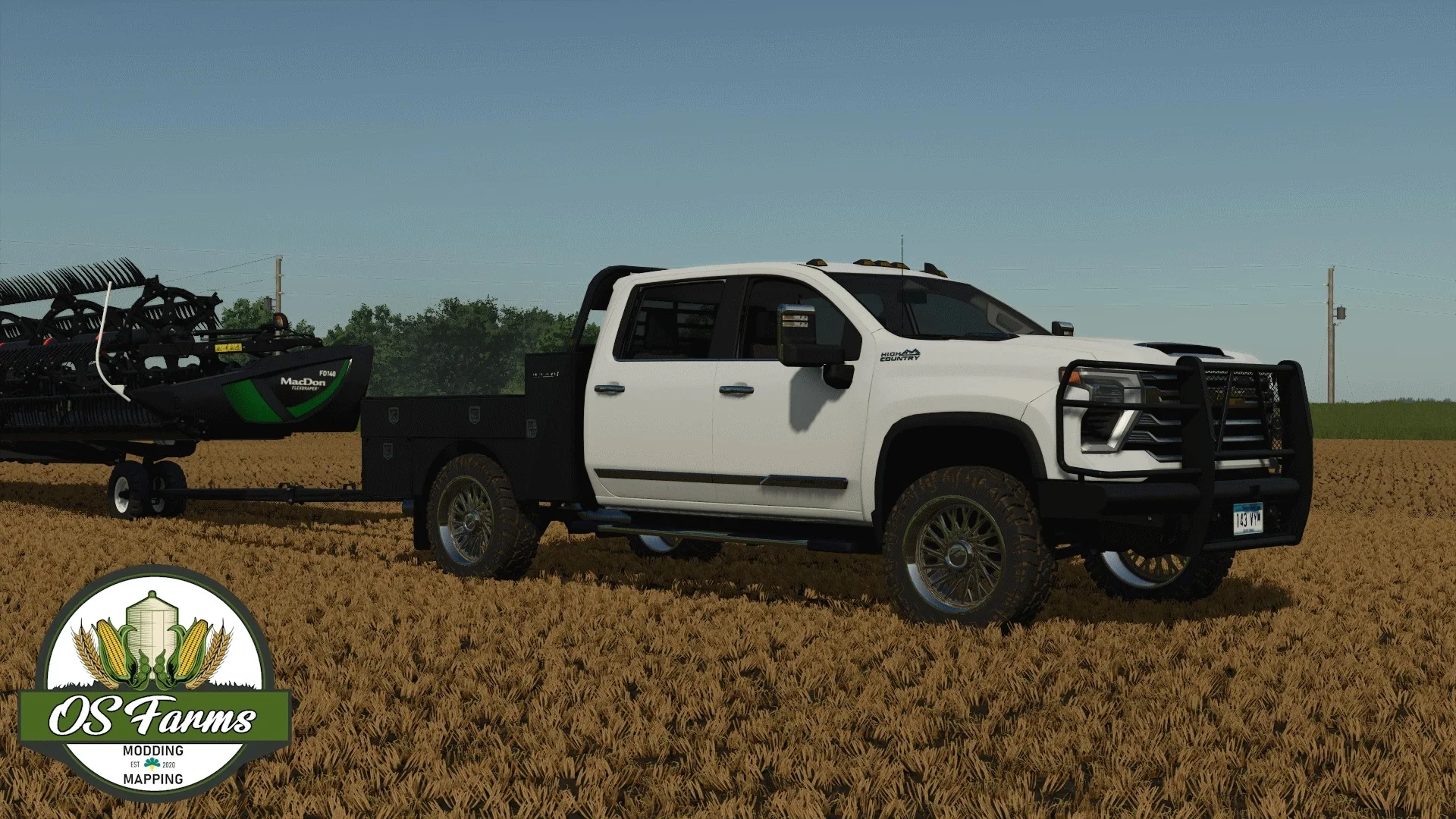 FS25 2024 Chevrolet 2500HD High country v1.0 Cars Mod FS25 Mod Free Download