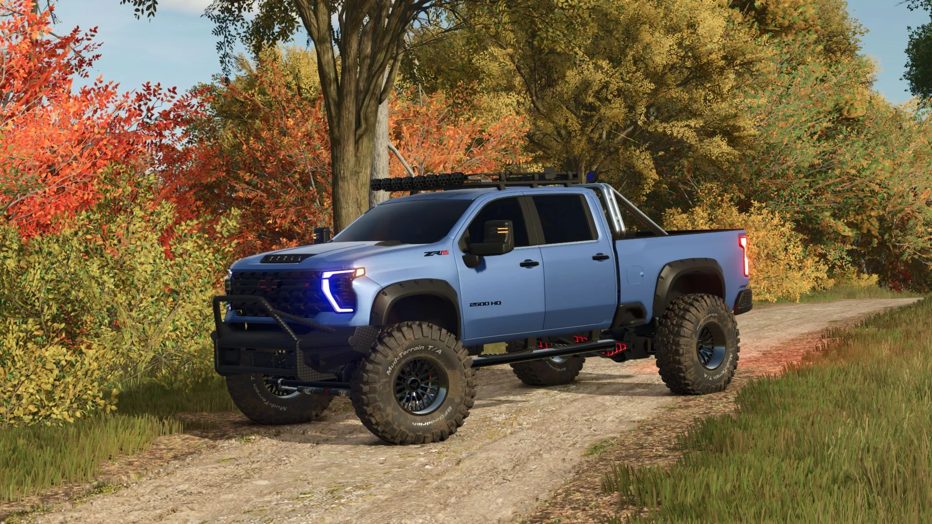 FS25 2024 Chevy Silverado 2500 Bison V1.0 Cars Mod FS25 Mod Free Download