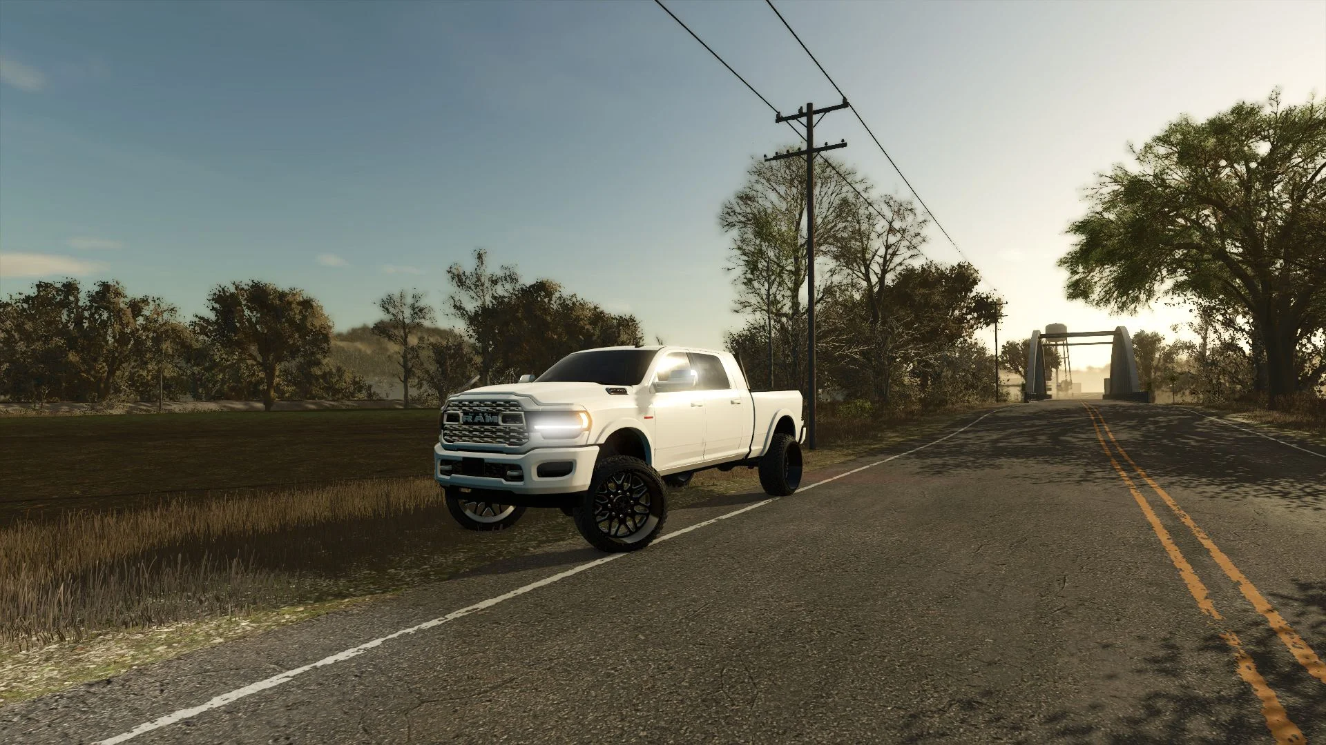 FS25 2024 Dodge Ram Mega Cab v1.1.1 Cars Mod FS25 Mod Free Download