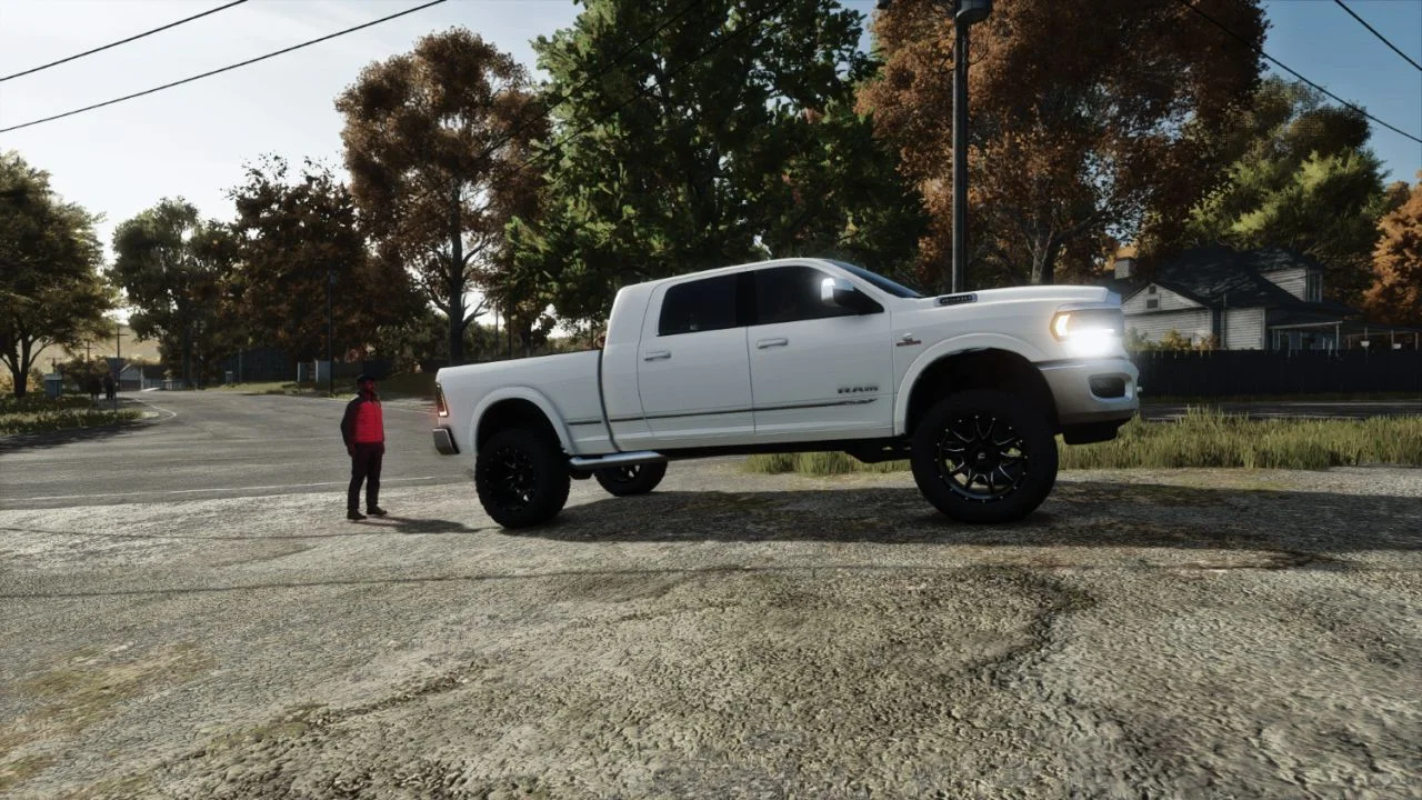 FS25 2024 Dodge Ram Mega Cab v1.2 Cars Mod FS25 Mod Free Download