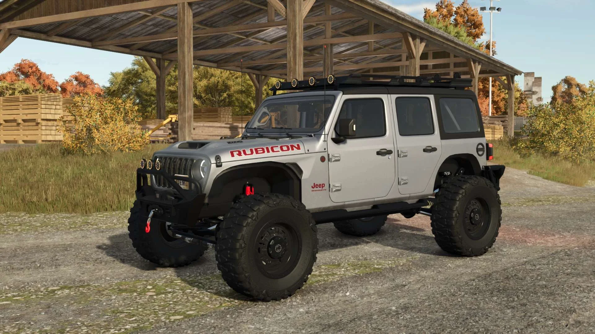 FS25 2024 Jeep Wrangler Rubicon v1.0 Cars Mod FS25 Mod Free Download
