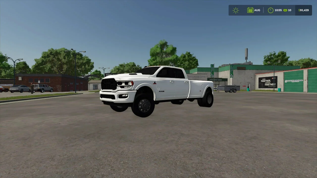 FS25 2024 Ram 3500 v1.0 Cars Mod FS25 Mod Free Download