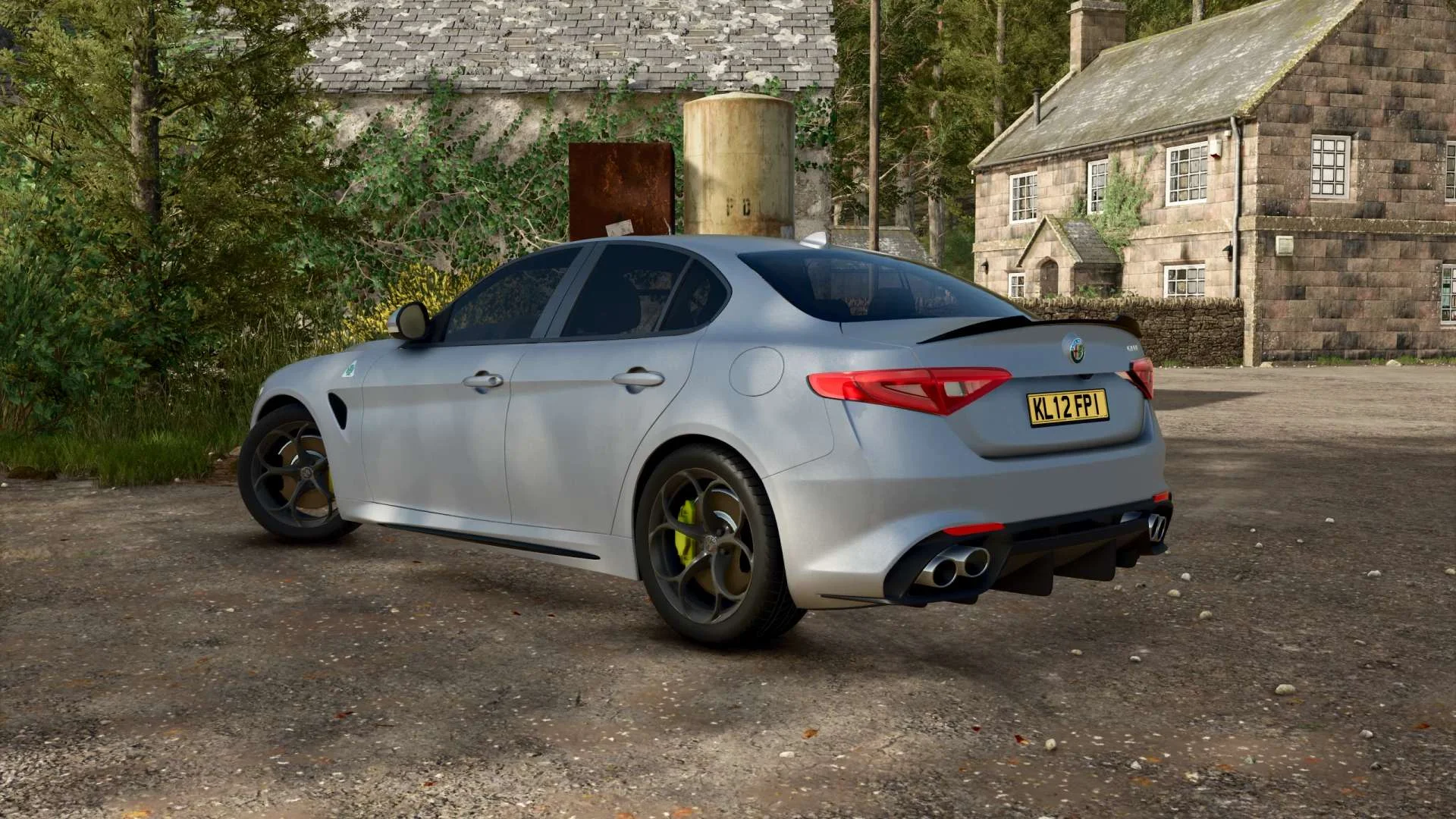 FS25 Alfa Romeo Giulia Quadrifoglio v1.0 Cars Mod FS25 Mod Free Download