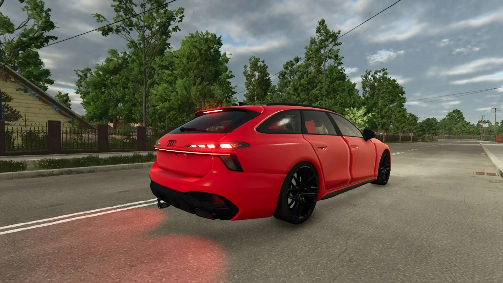FS25 Audi A6 Avant v1.0 Cars Mod FS25 Mod Free Download