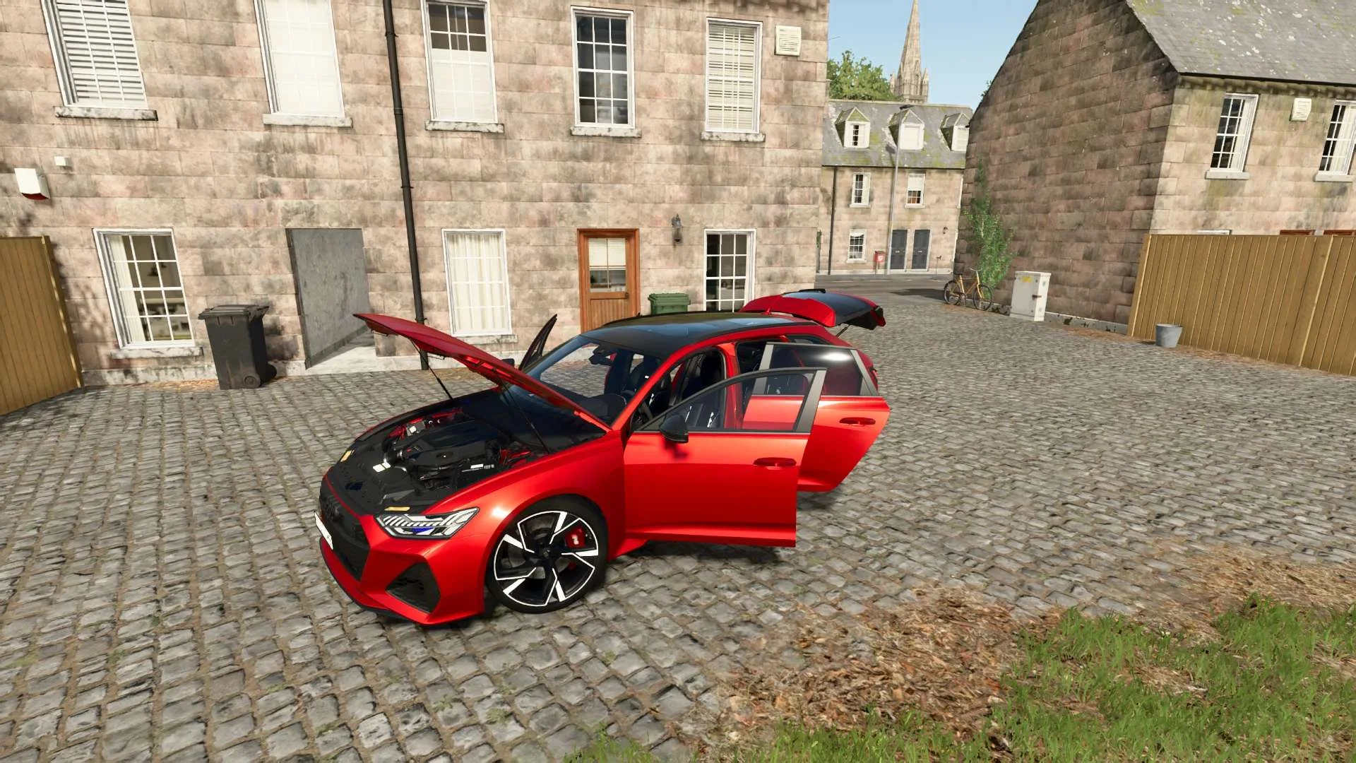 FS25 AUDI RS6 AVANT 2020 V1.0 Cars Mod FS25 Mod Free Download