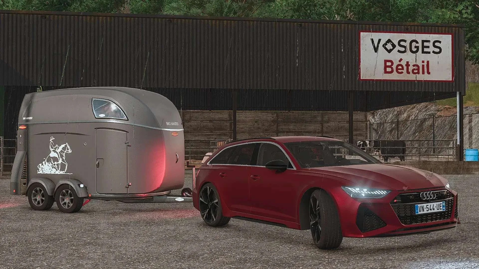 FS25 Audi RS6 Avant C8 v1.0 Cars Mod FS25 Mod Free Download