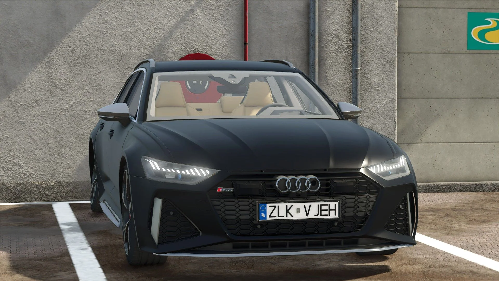 FS25 Audi RS6 V1.0 Cars Mod FS25 Mod Free Download