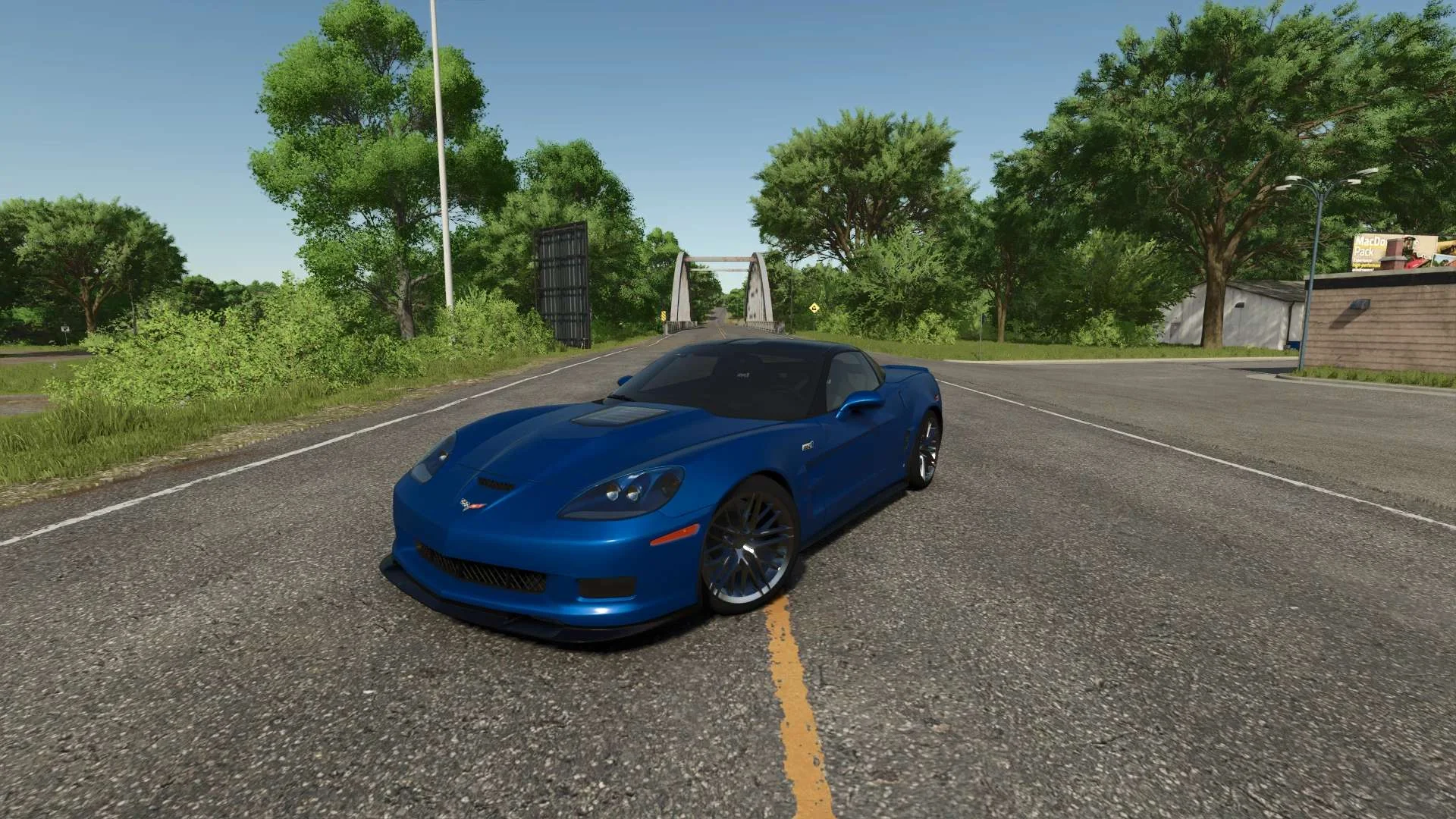 FS25 Corvette C6 ZR1 v1.0 Cars Mod FS25 Mod Free Download