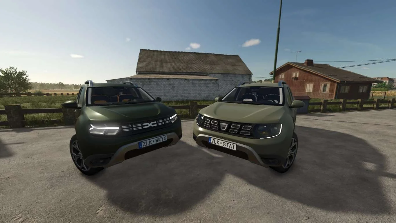 FS25 Dacia Duster 19/22 v1.0 Cars Mod FS25 Mod Free Download
