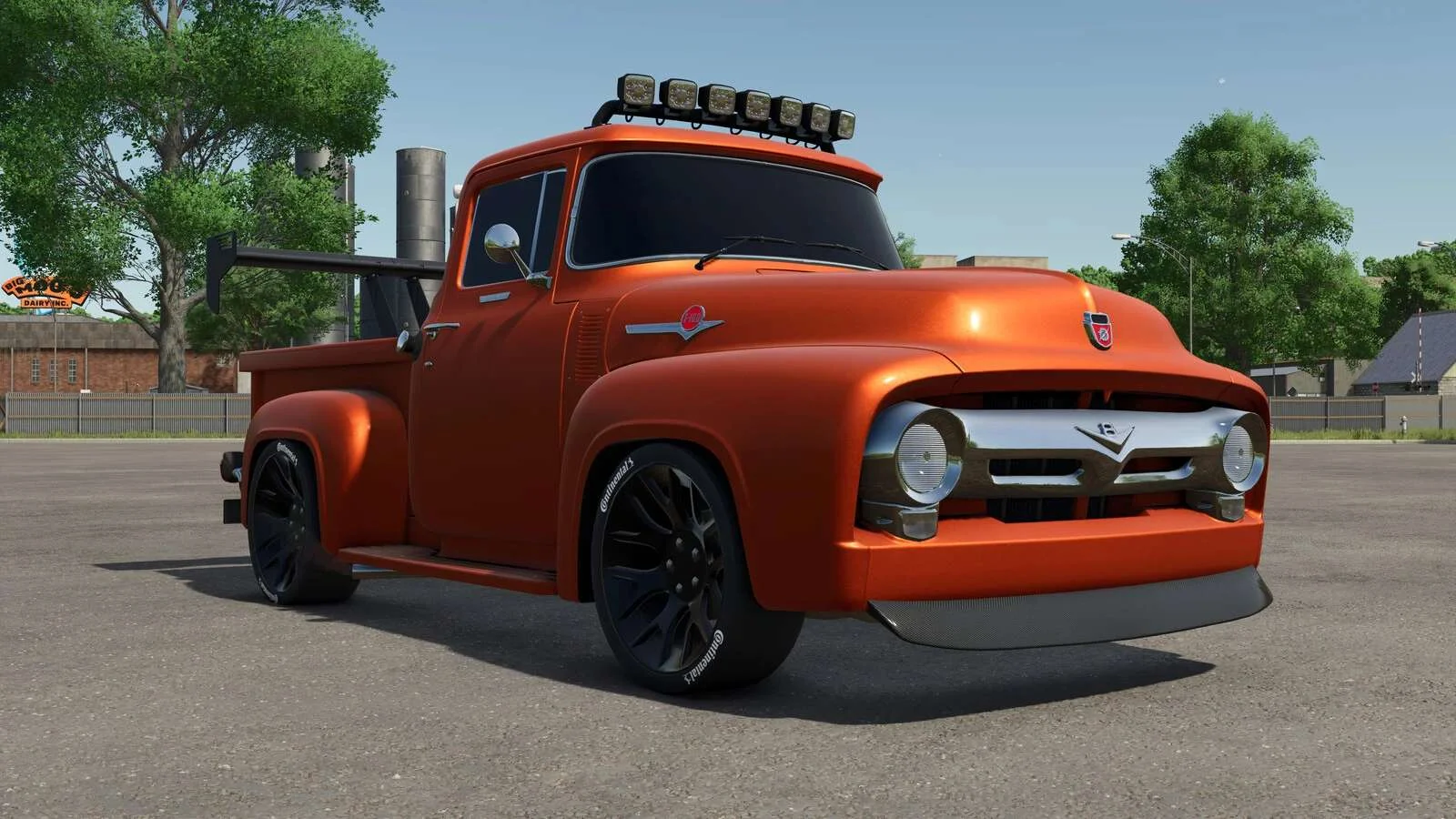 FS25 F-100 Pickup 1956 v1.0 Cars Mod FS25 Mod Free Download