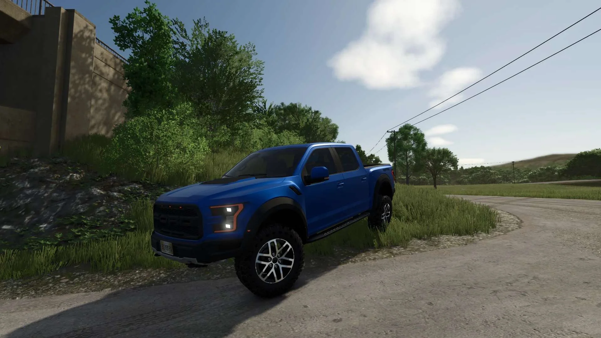 FS25 F150 RAPTOR 2017 v1.0 Cars Mod FS25 Mod Free Download