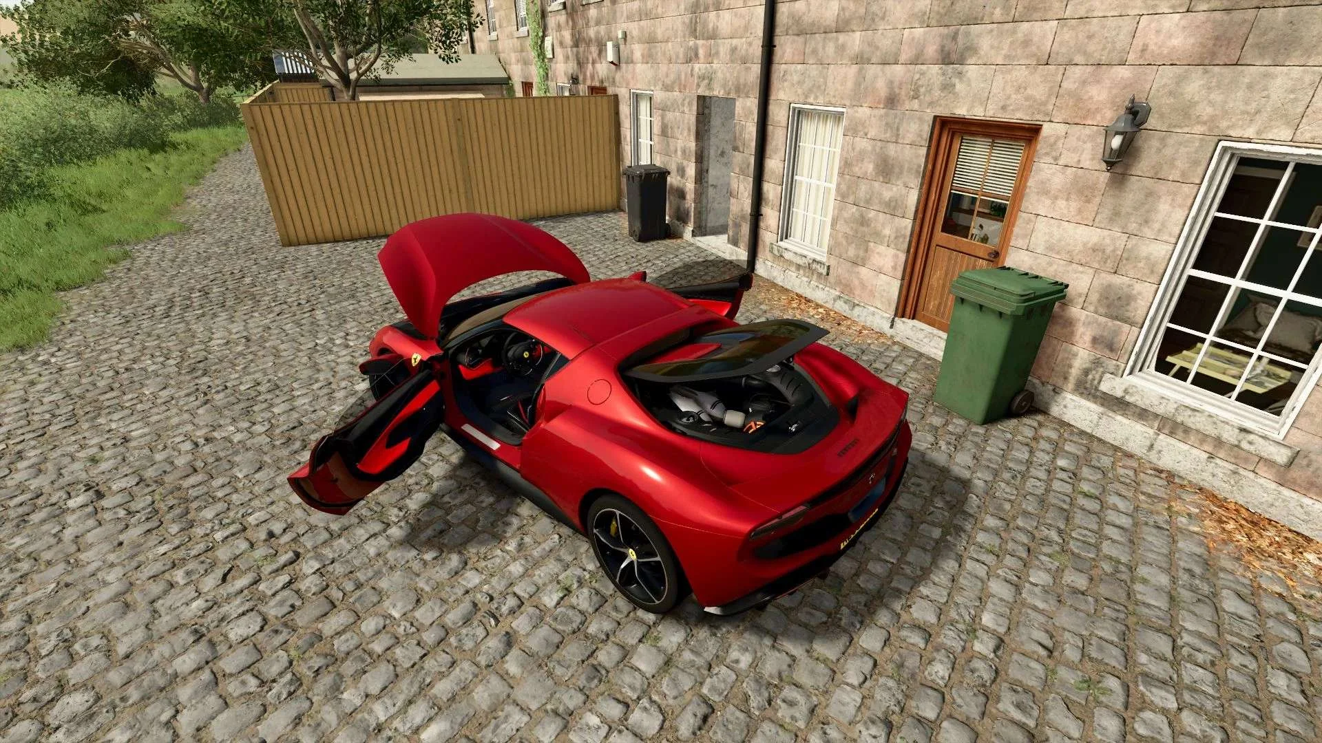 FS25 Ferrari 296 GTB 2022 V1.1 Cars Mod FS25 Mod Free Download