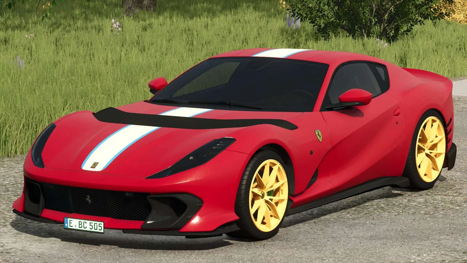 FS25 Ferrari 812 Competizione v1.0 Cars Mod FS25 Mod Free Download