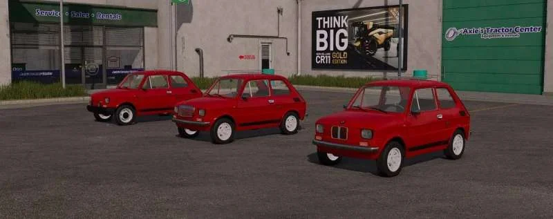 FS25 Fiat 126p v1.0 Cars Mod FS25 Mod Free Download