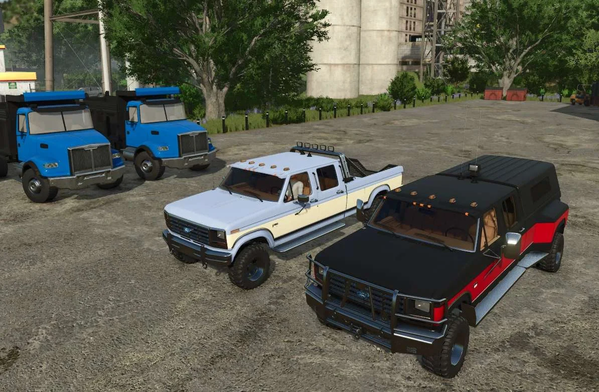 FS25 Ford 1986 F350 Options v1.0 Cars Mod FS25 Mod Free Download