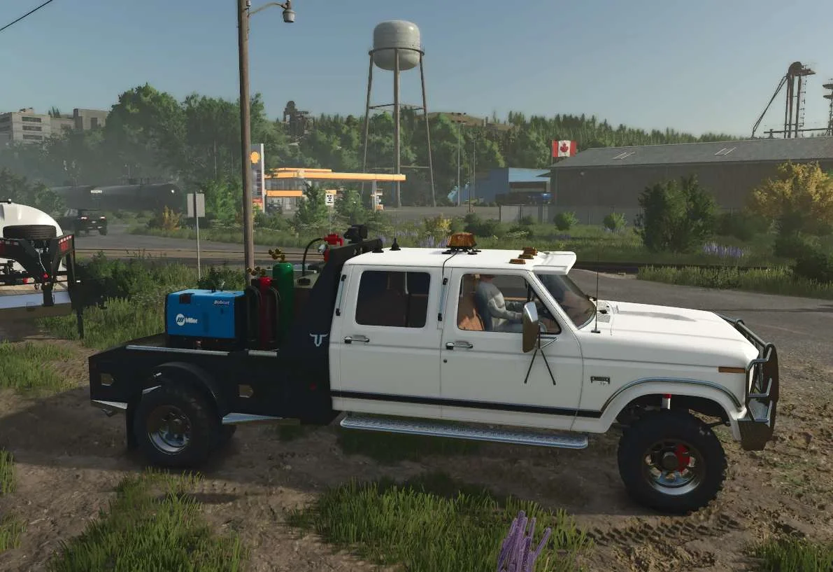 FS25 Ford 1986 F350 Options v1.1 Cars Mod FS25 Mod Free Download