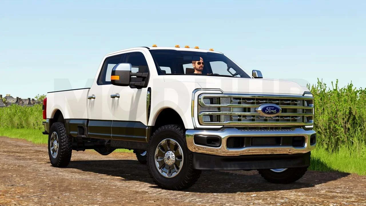 FS25 Ford F350 2025 v1.0 Cars Mod FS25 Mod Free Download