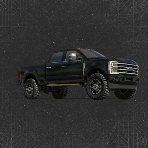 FS25 Ford F350 Limited Hank The Tank v1.0 Cars Mod FS25 Mod Free Download