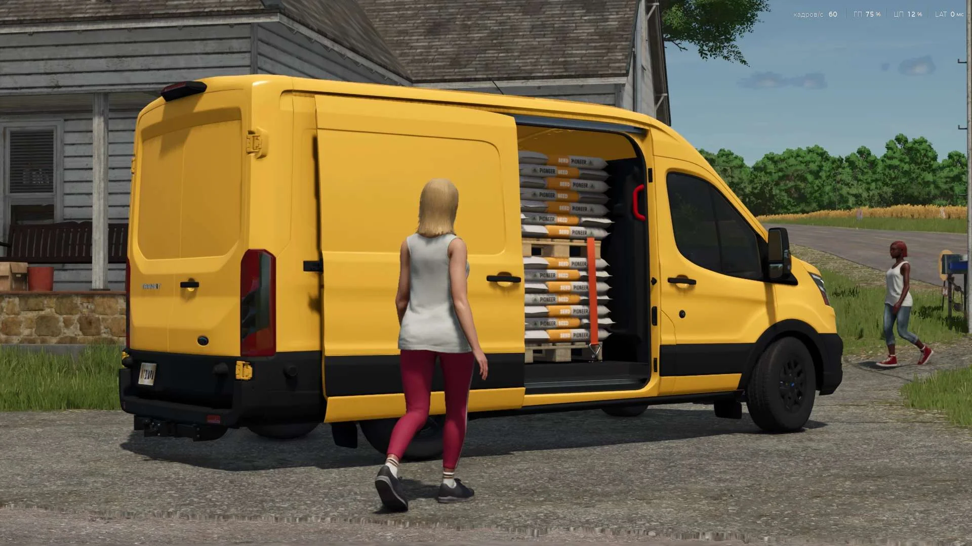 FS25 Ford Transit MK8 v1.0 Cars Mod FS25 Mod Free Download