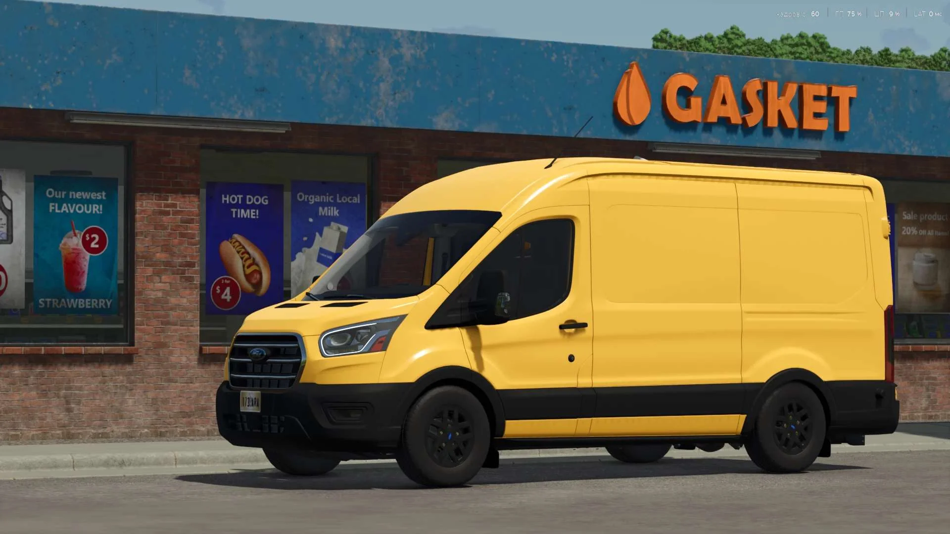 FS25 Ford Transit MK8 v1.2 Cars Mod FS25 Mod Free Download