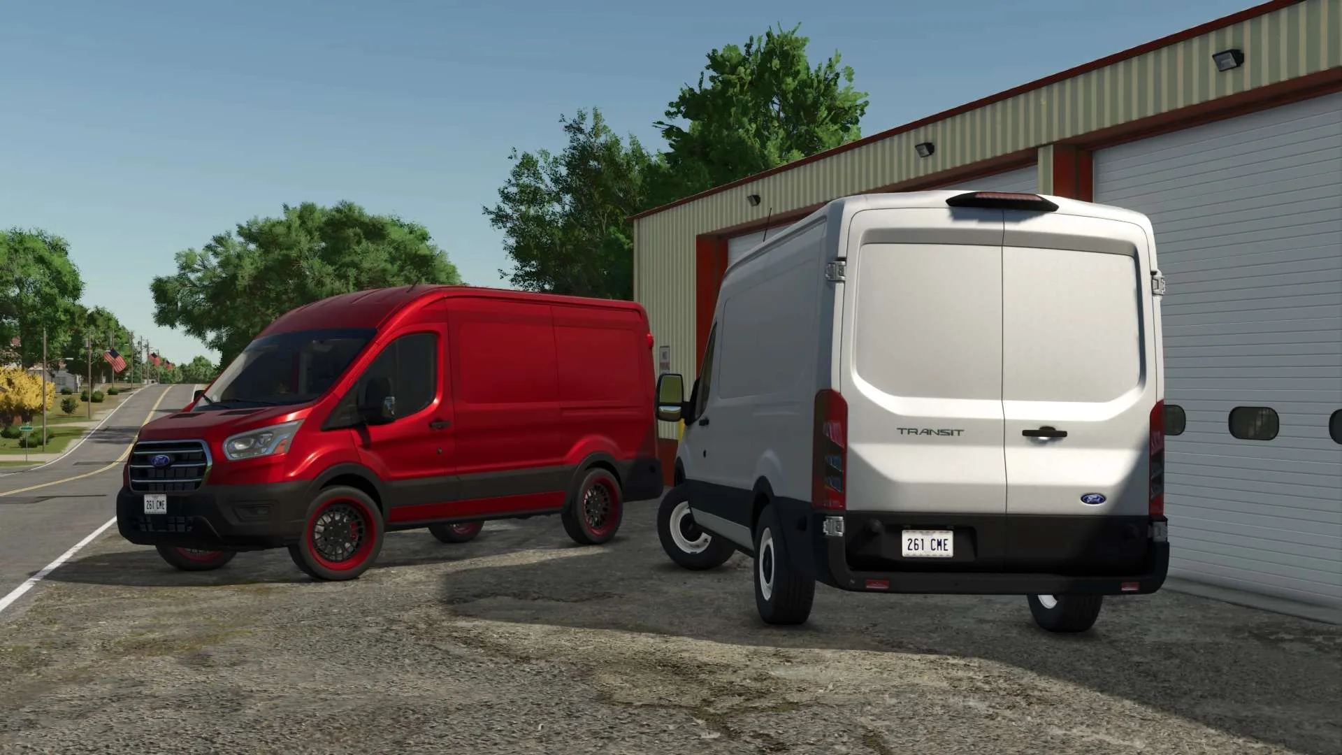 FS25 Ford Transit MK8 v1.3 Cars Mod FS25 Mod Free Download