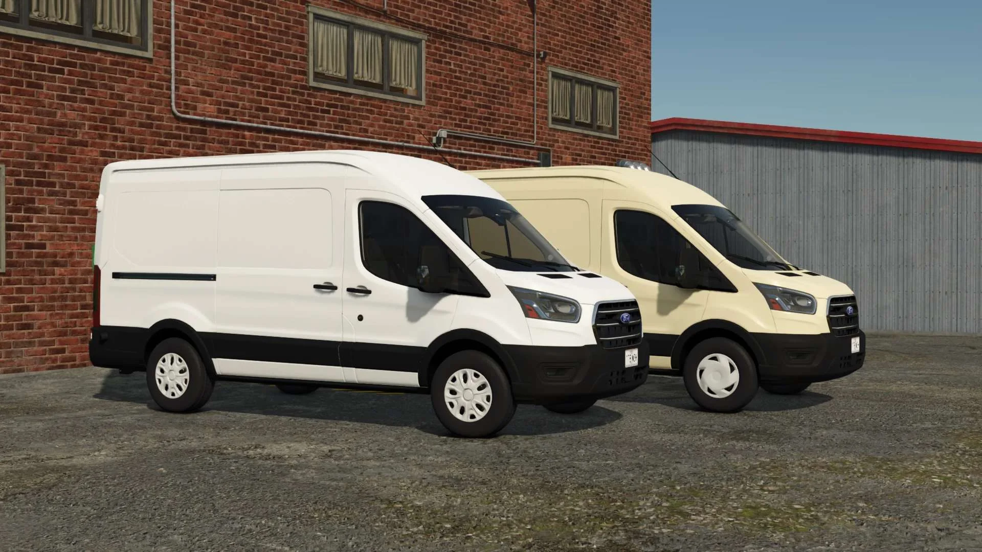 FS25 Ford Transit MK8 v1.5 Cars Mod FS25 Mod Free Download