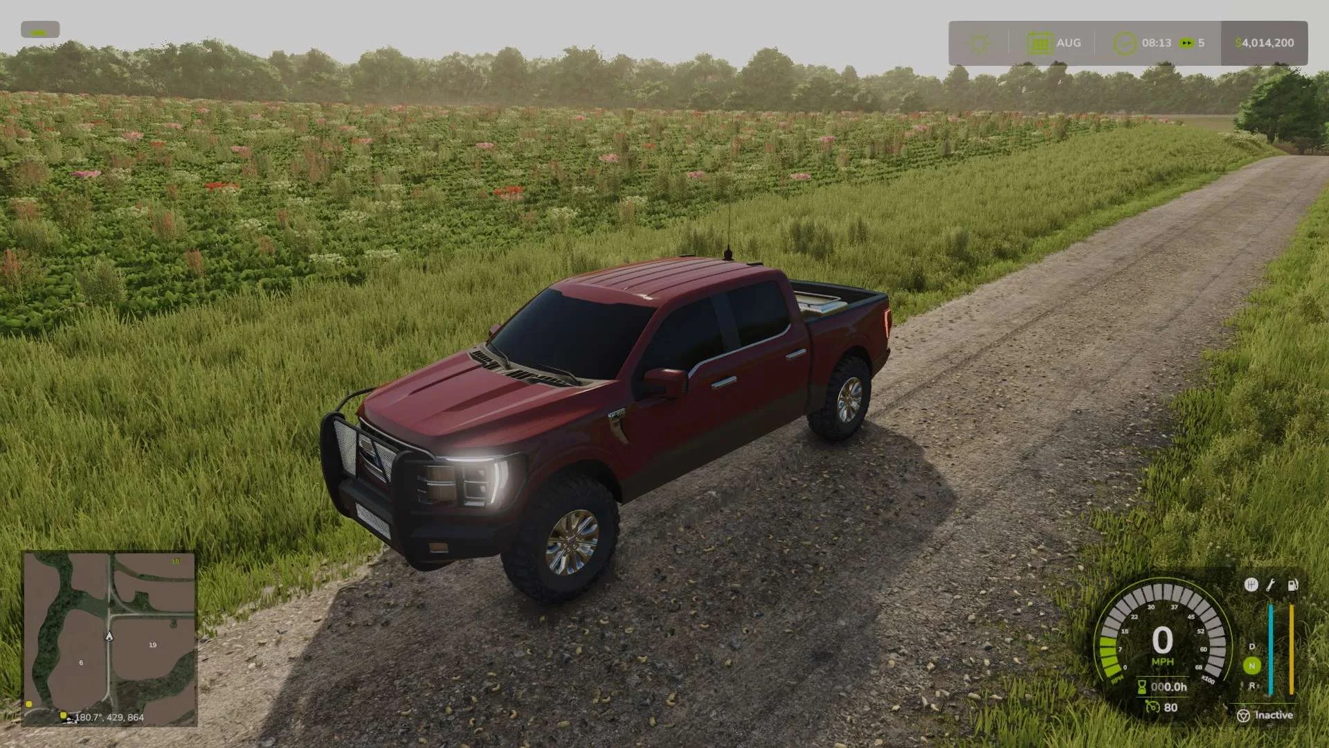 FS25 FSClips F150 King Ranch v1.0 Cars Mod FS25 Mod Free Download