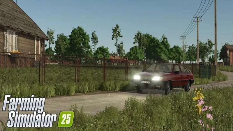 FS25 FSO Polonez Caro Waski (MR 91) v1.0 Cars Mod FS25 Mod Free Download
