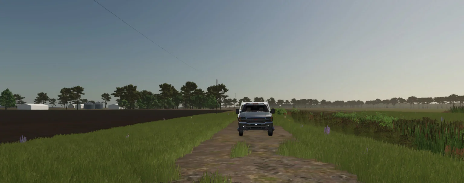 FS25 GMC Flatbed 3500 V1.0 Cars Mod FS25 Mod Free Download