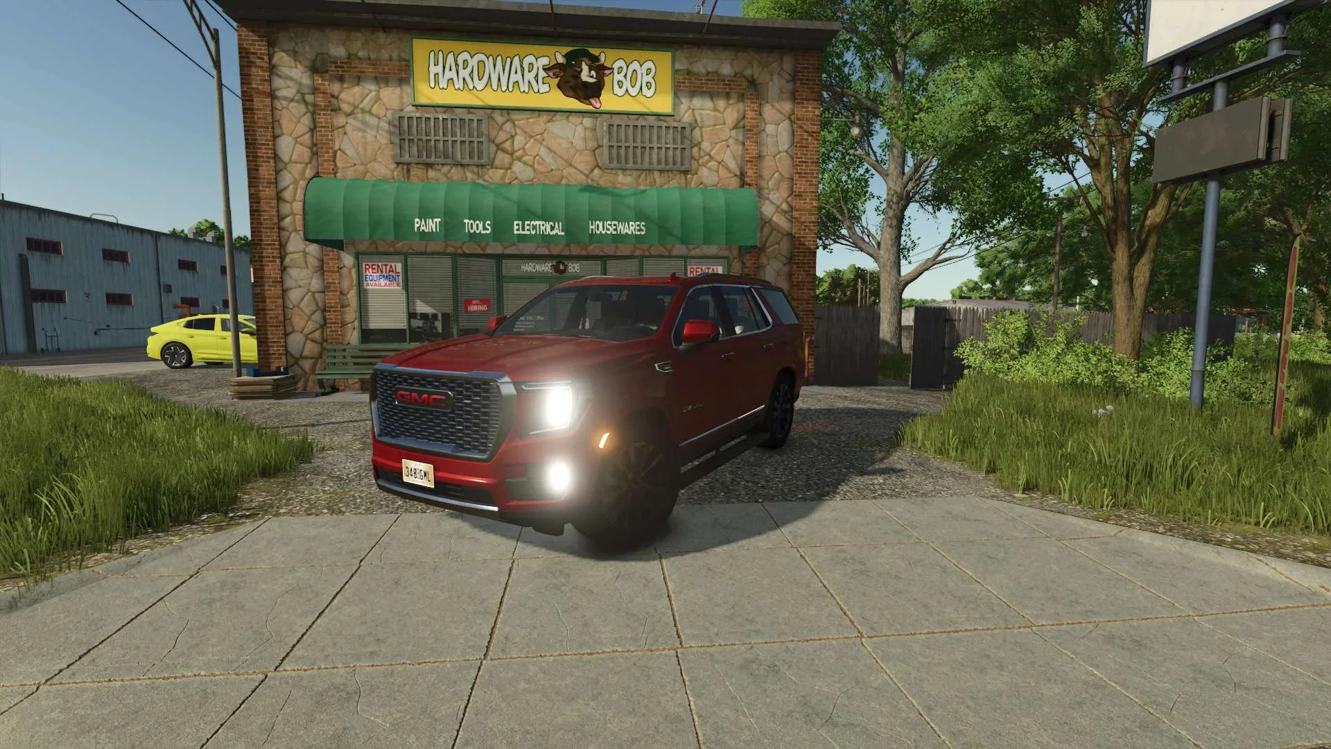FS25 GMC YUKON DENALI 2023 V1.0 Cars Mod FS25 Mod Free Download