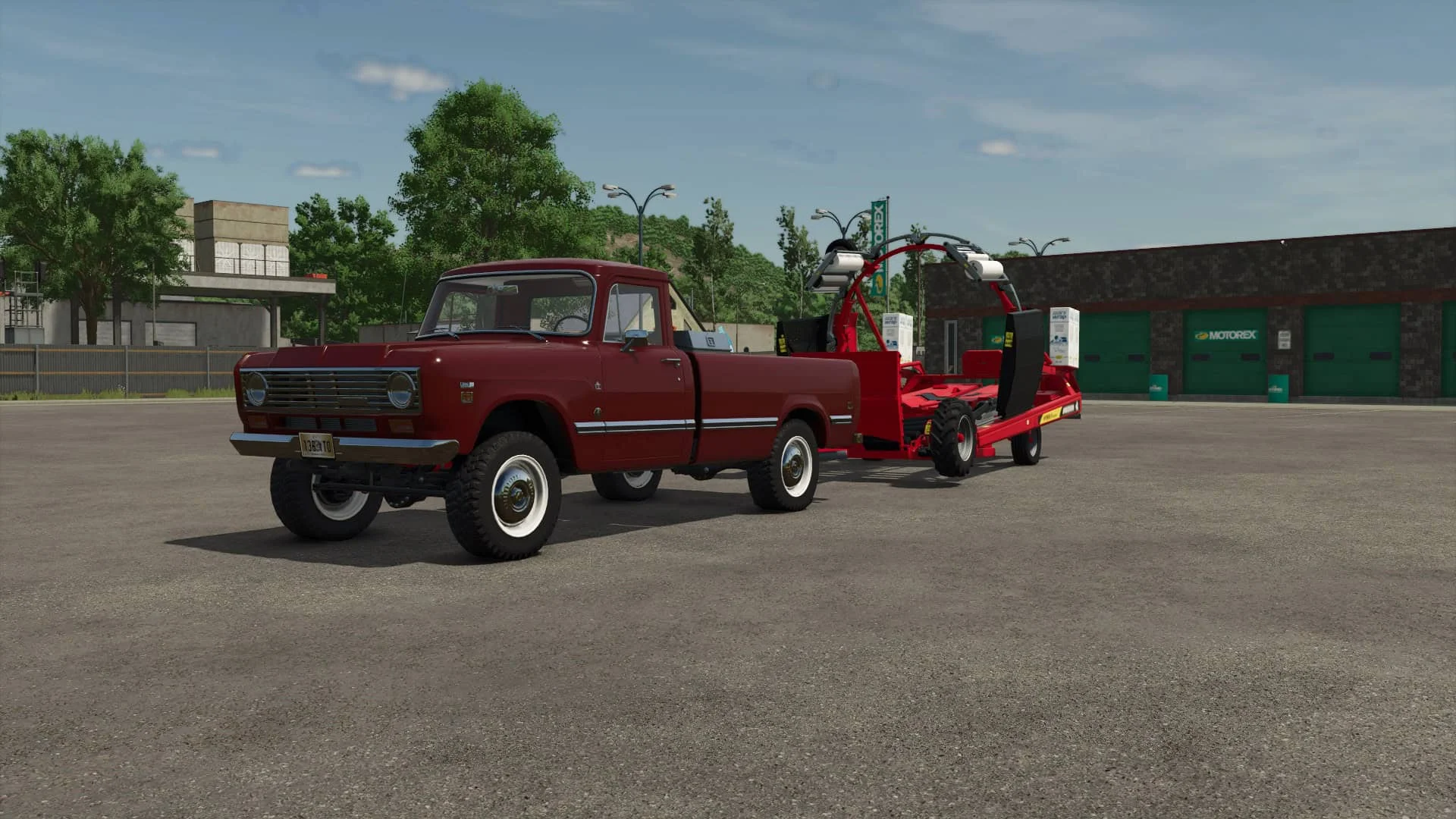 FS25 International 200 Series Pickup Additional Attachers v1.0 Cars Mod FS25 Mod Free Download