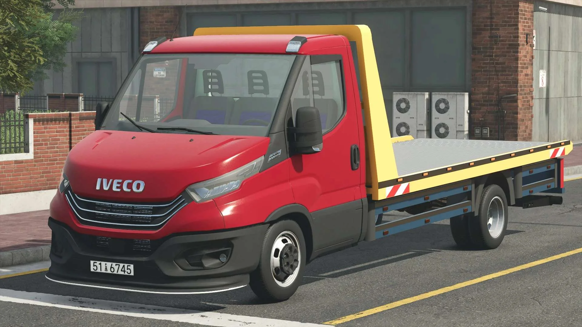 FS25 Iveco Daily Flatbed v1.0 Cars Mod FS25 Mod Free Download