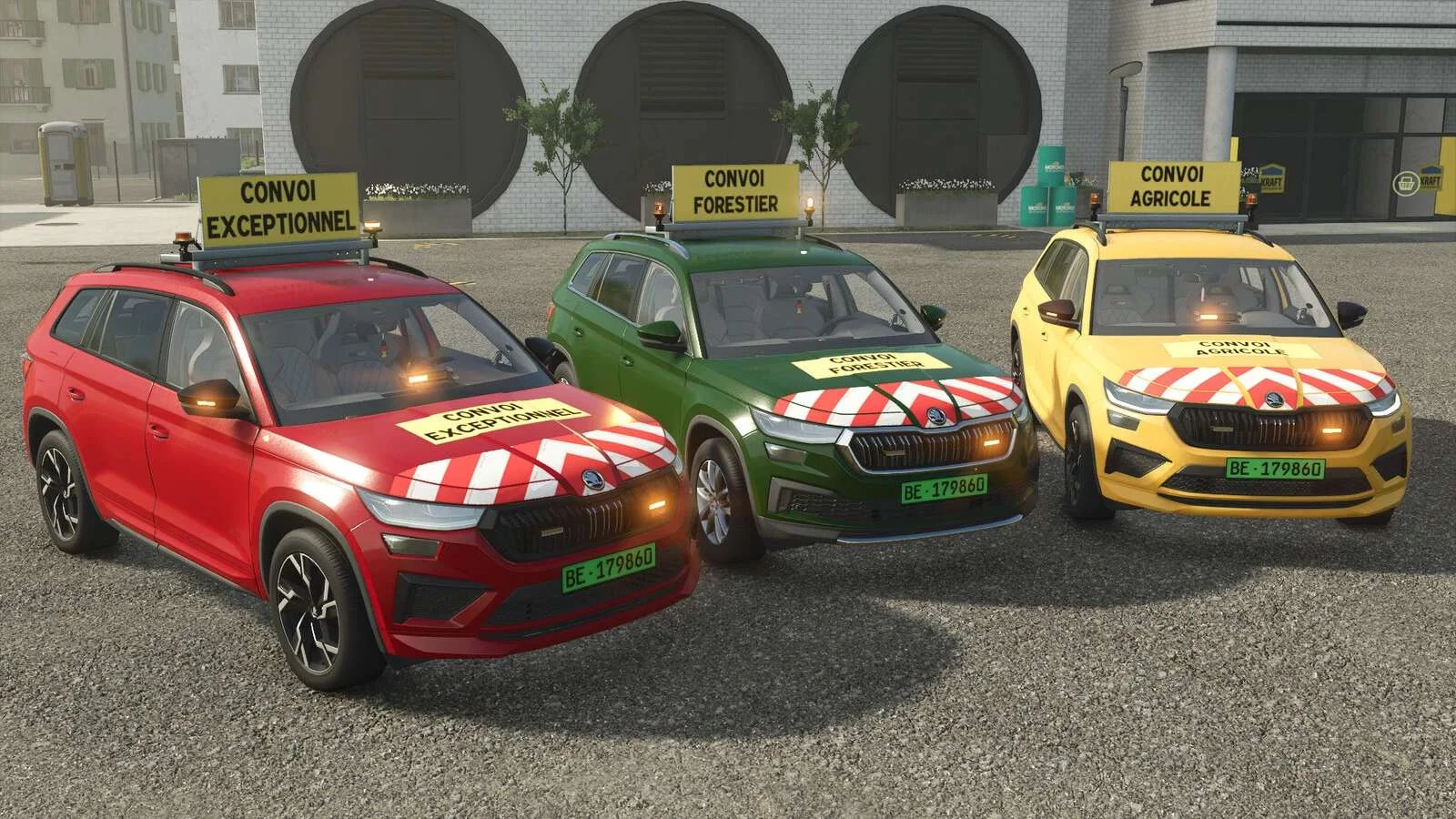FS25 Kodiaq Convoy Pilot v1.0 Cars Mod FS25 Mod Free Download