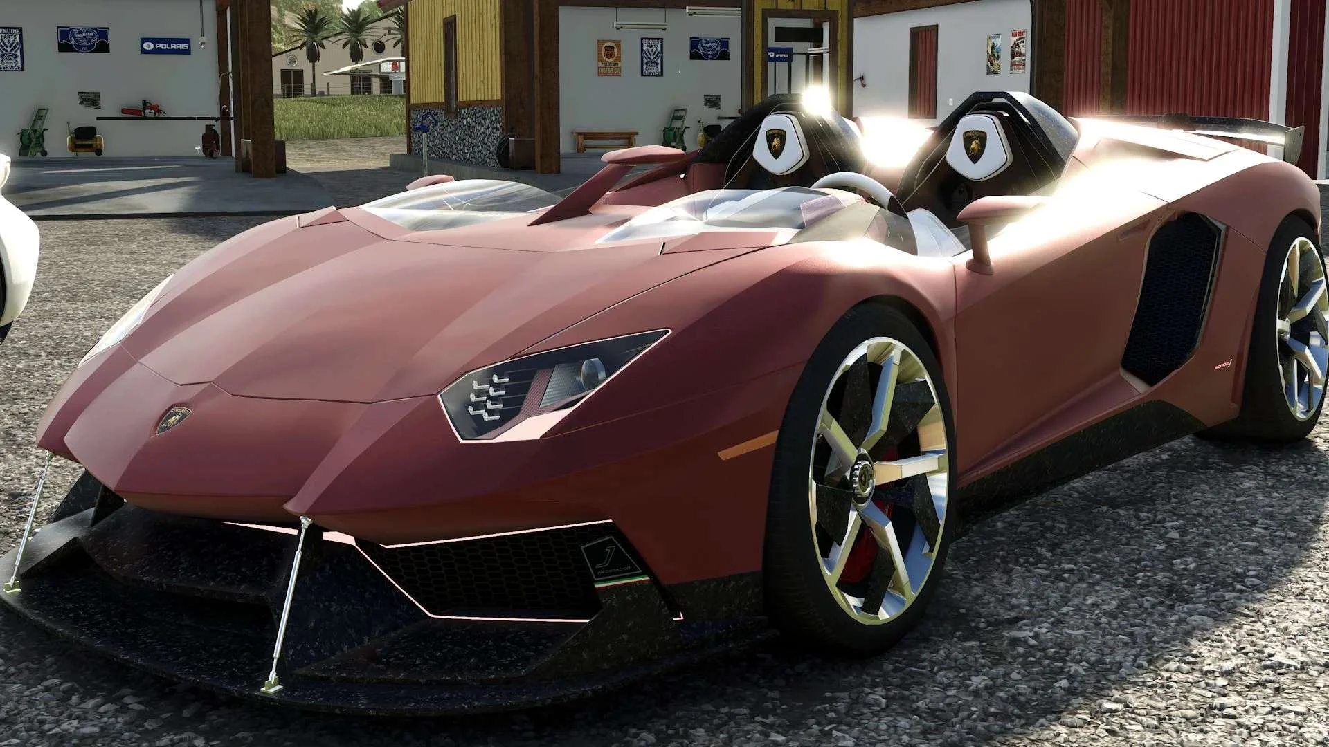 FS25 Lamborghini Aventador J Roadster v1.0 Cars Mod FS25 Mod Free Download