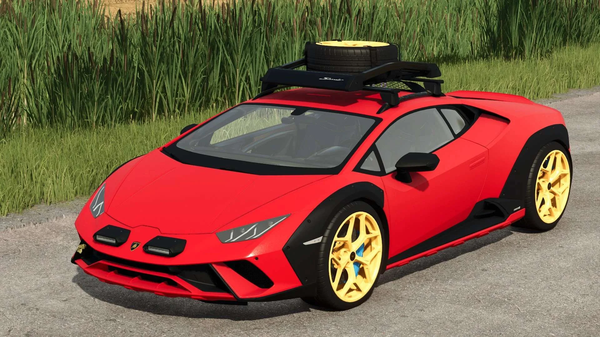 FS25 Lamborghini Huracan Sterrato v1.0 Cars Mod FS25 Mod Free Download