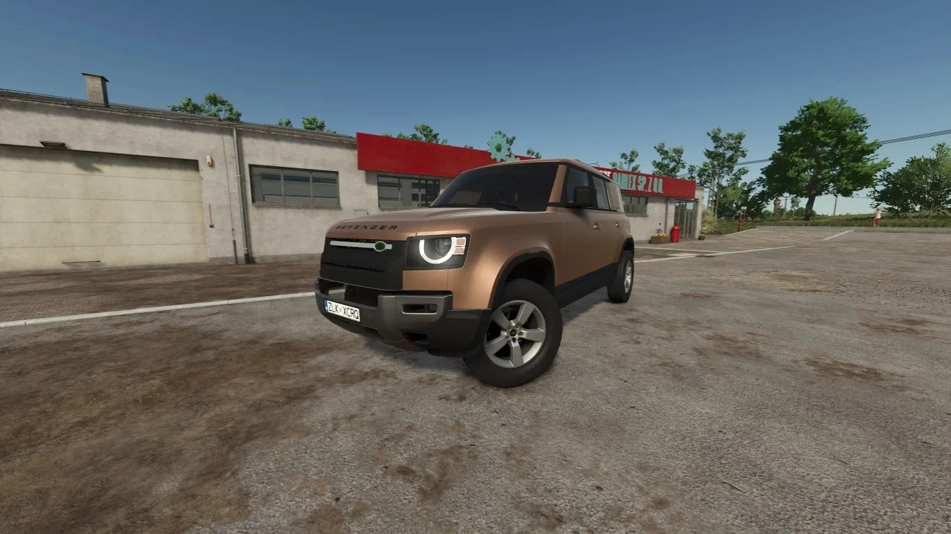FS25 LAND-ROVER DEFENDER 110 2022 v1.0 Cars Mod FS25 Mod Free Download