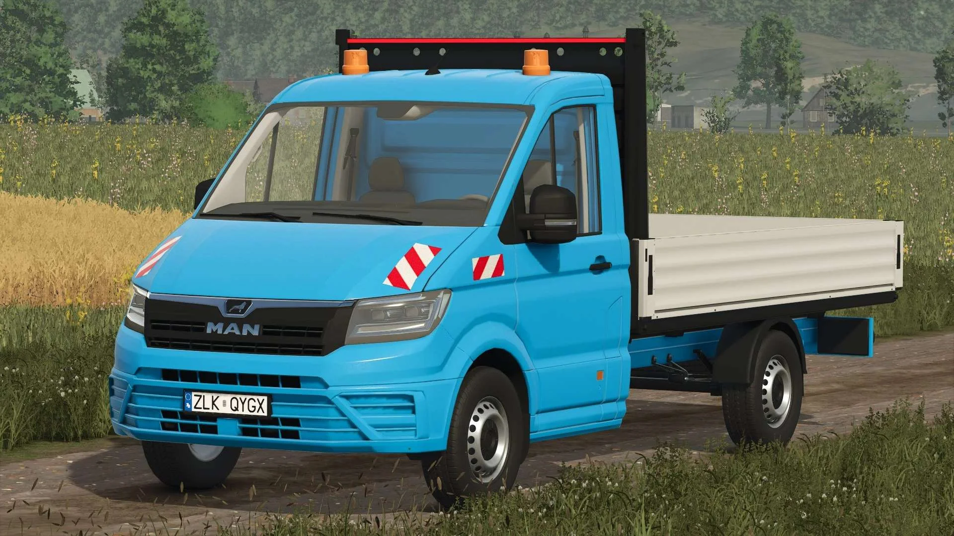 FS25 MAN TGE Flatbed v1.0 Cars Mod FS25 Mod Free Download