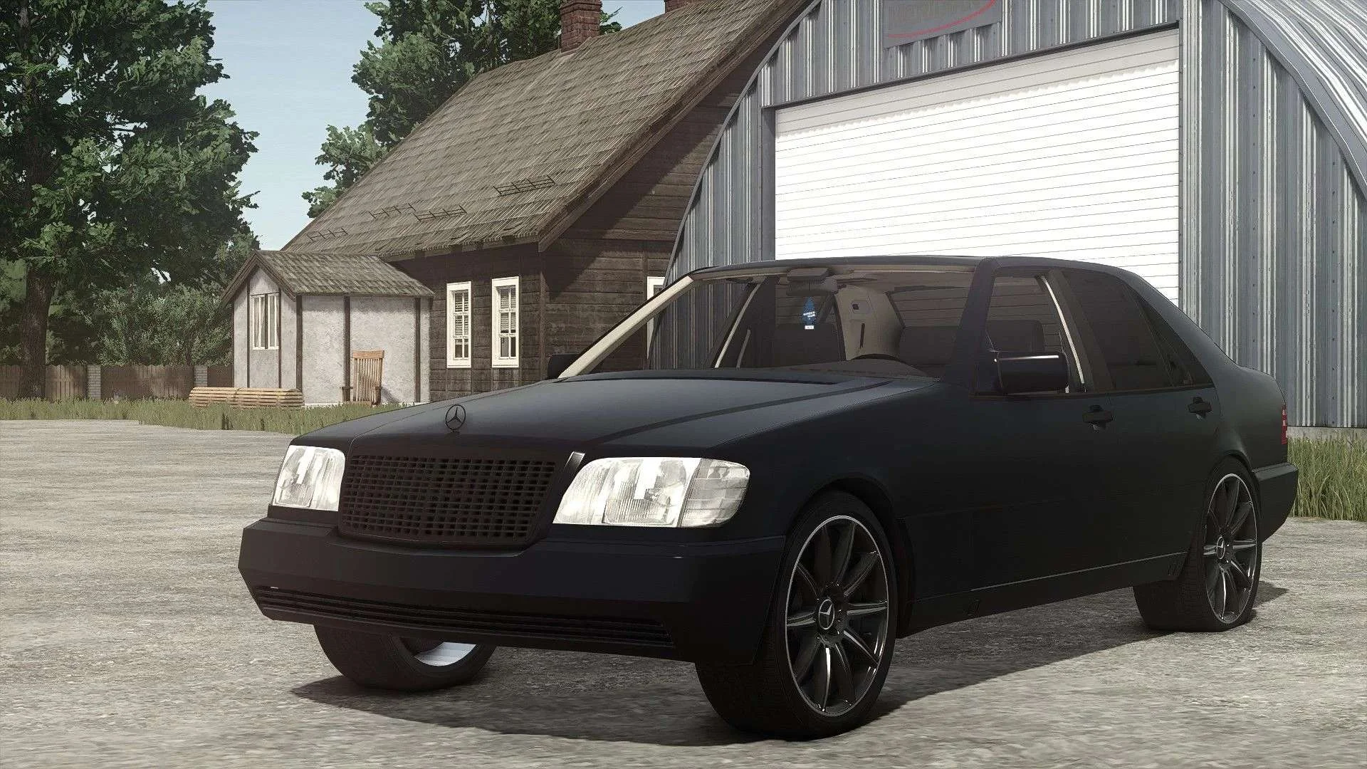 FS25 Mercedes Benz 500SE v1.0 Cars Mod FS25 Mod Free Download