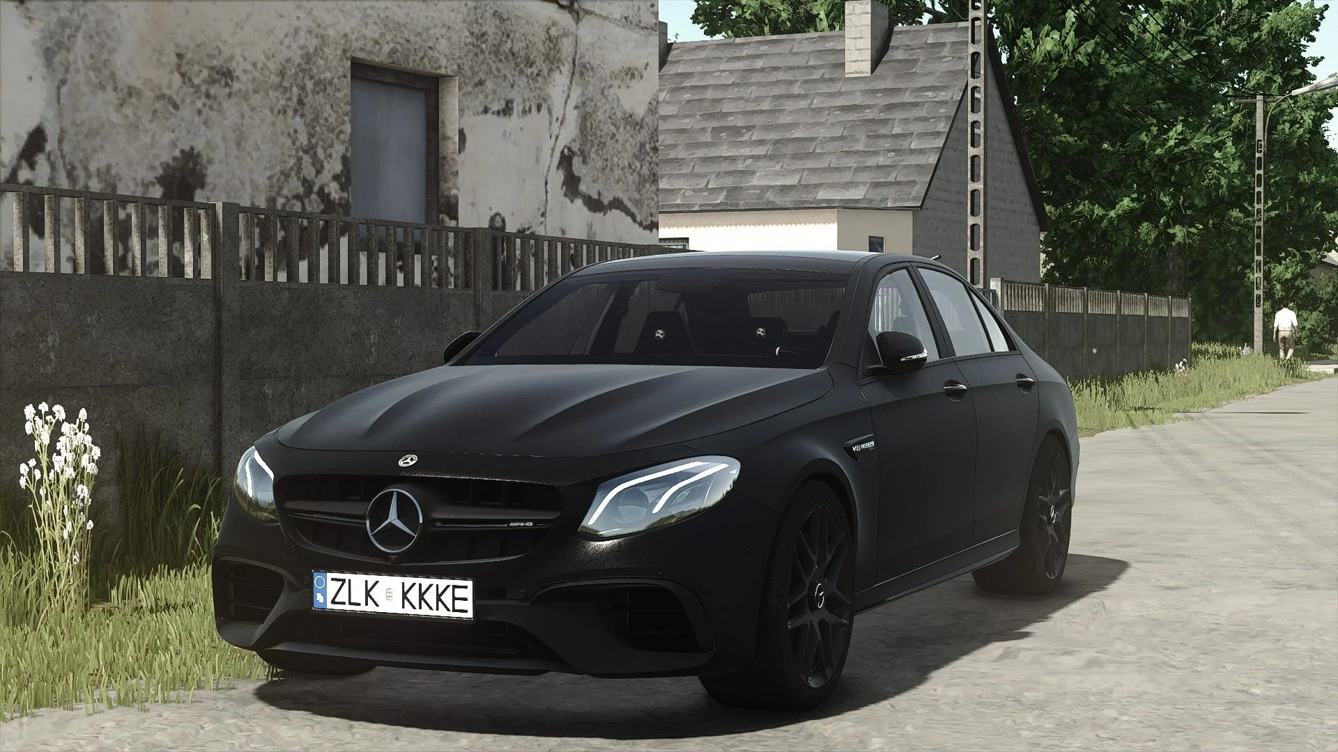 FS25 Mercedes-Benz E63S AMG 2018 V1.0 Cars Mod FS25 Mod Free Download