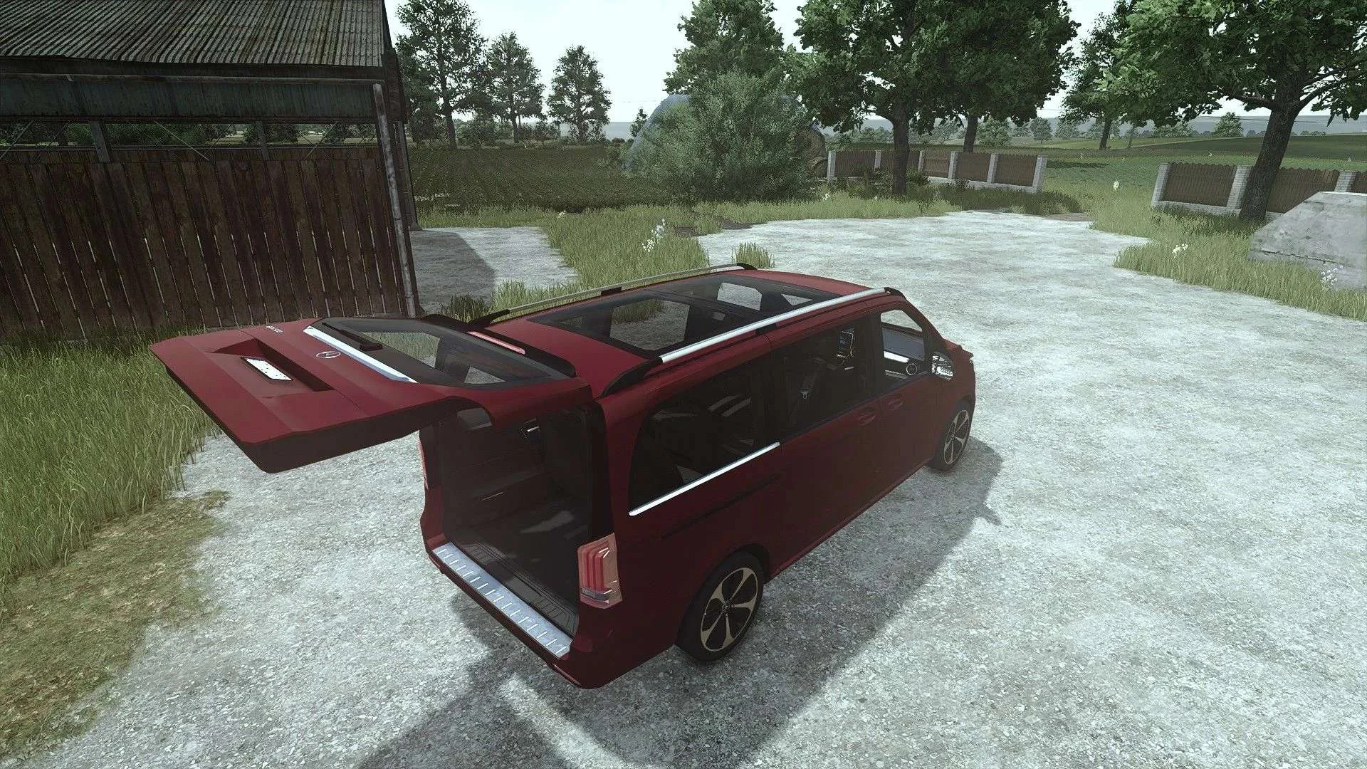 FS25 Mercedes-Benz EQV 2020 v1.0 Cars Mod FS25 Mod Free Download