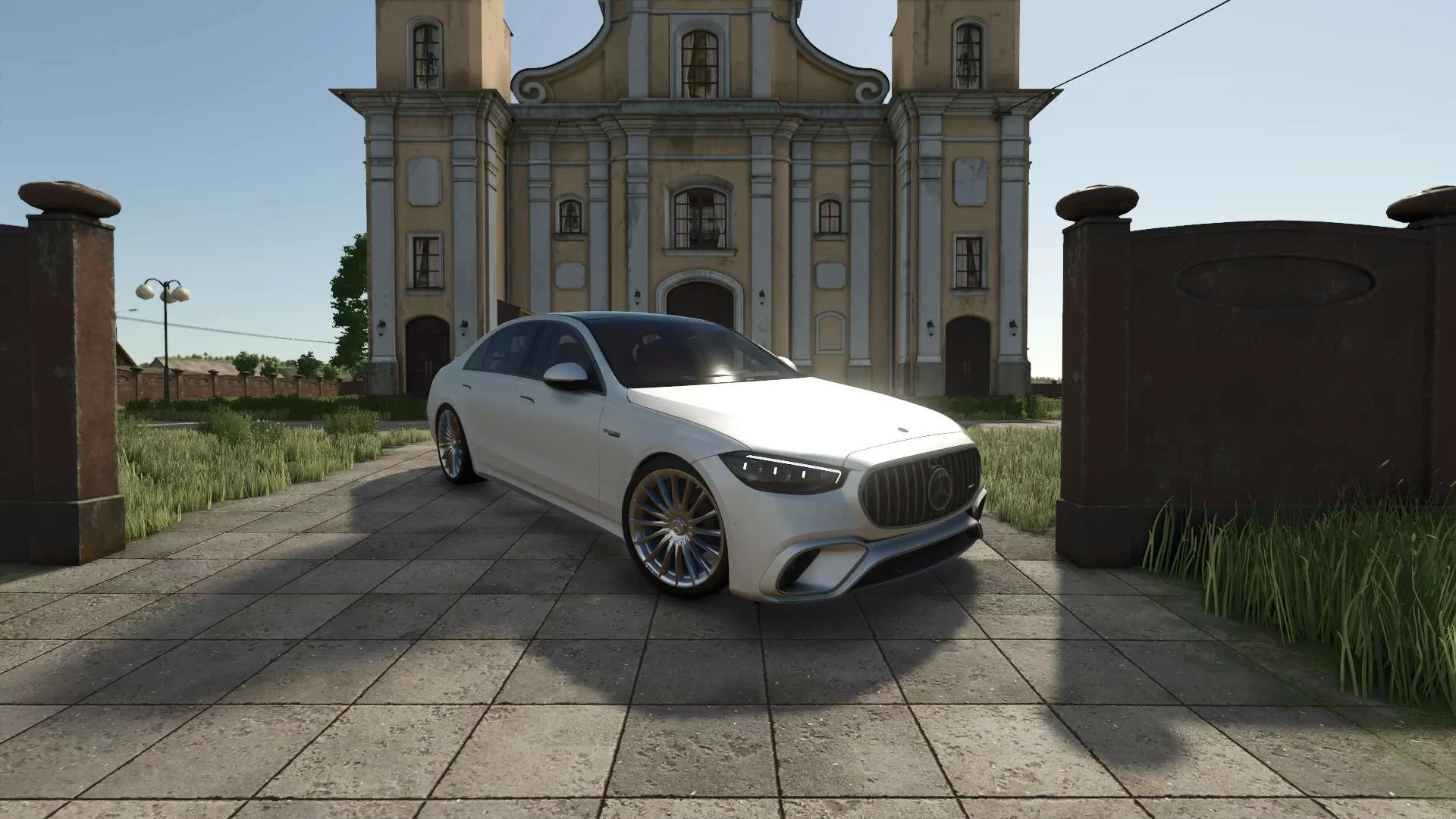 FS25 Mercedes Benz S63E AMG v1.0 Cars Mod FS25 Mod Free Download