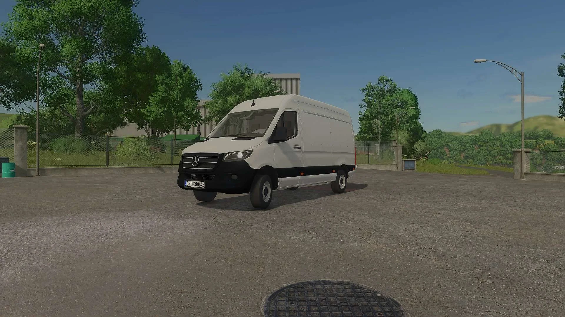 FS25 Mercedes Benz Sprinter III v1.0 Cars Mod FS25 Mod Free Download