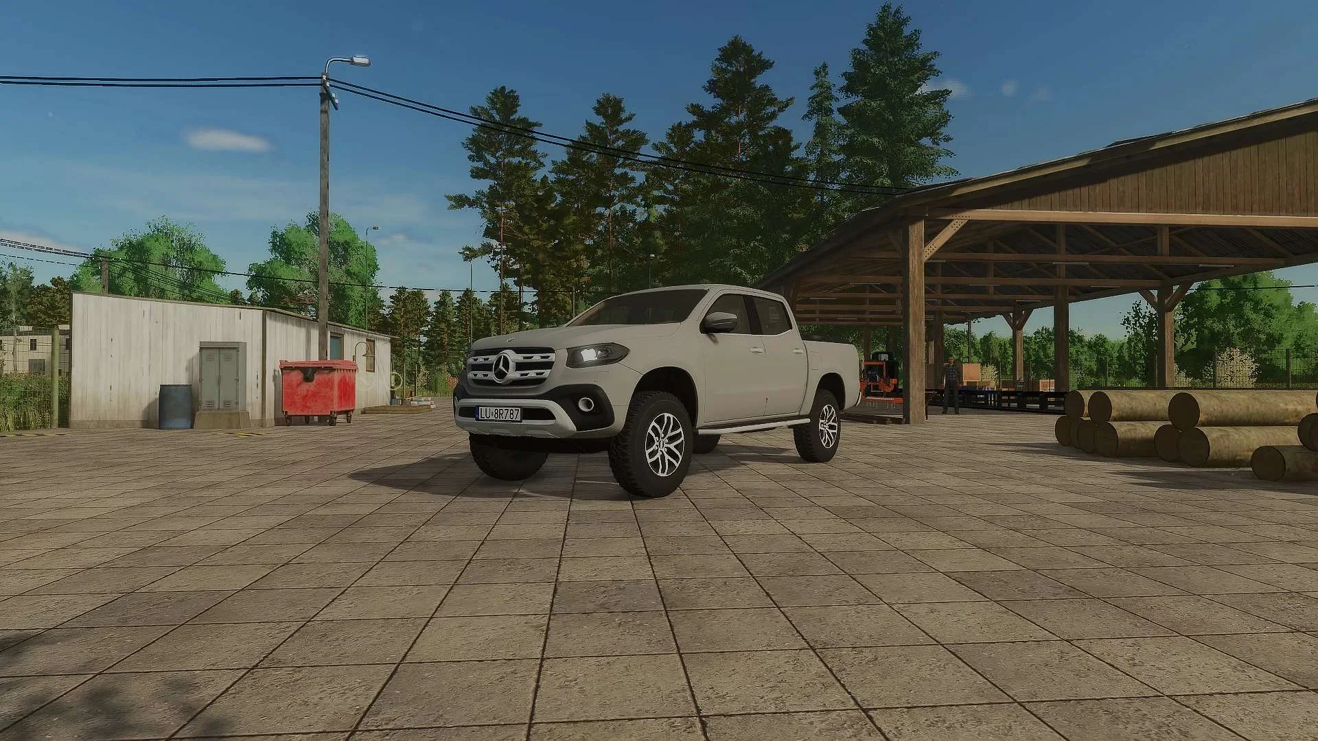 FS25 Mercedes Benz x-class v1.0 Cars Mod FS25 Mod Free Download
